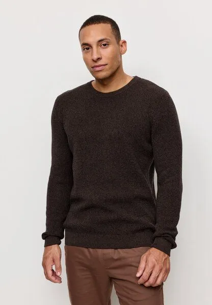 recolution Herren Strickpullover aus Bio-Baumwolle - BACOPA - recolution, Taupe (braun), – Produktbild 4 von 4