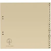 Register aus Tauenpapier A-Z, 210 x 225 mm – Produktbild 1 von 1