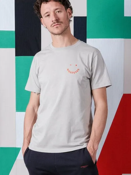 FANTASTIC REALITY STUDIOS Fantastic Reality Studios Whatever T-shirt – Bio-Baumwolle, Unisex, Grau, – Produktbild 2 von 4