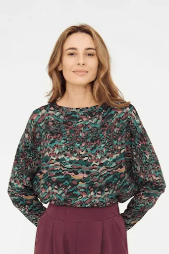 WiDDA WiDDA Damen vegan Longsleeve Slabby Mehrfarbig, Mehrfarbig, – Produktbild 2 von 2