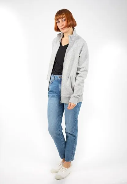 TORLAND TORLAND Sweatshirtjacke TRAILER, Grau (heather grey), – Produktbild 4 von 4