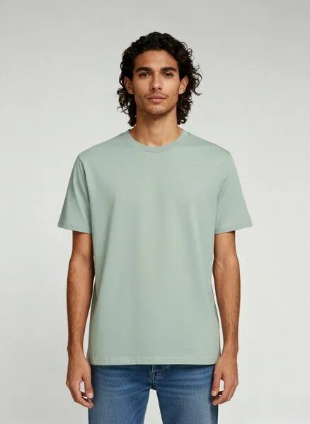 UNIPOLAR UNIPOLAR Basic T-Shirt Modell: Creative, Aloe (grün), – Produktbild 1 von 1