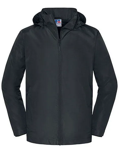 Russell Athletic Essential Softshell Wetterjacke Atmungsaktiv Russel Athletic Recycelt, Schwarz, – Produktbild 2 von 4