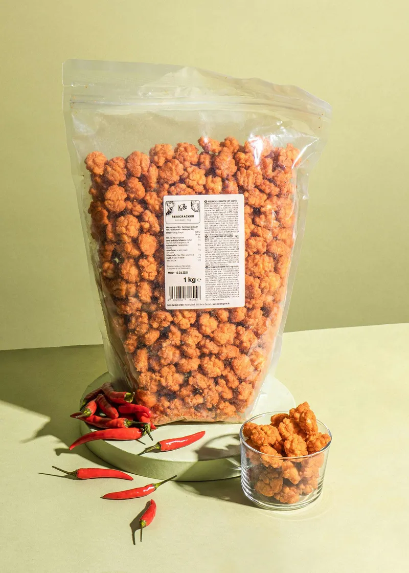 KoRo Fried Reiscracker Chili 1 kg – Produktbild 1 von 5