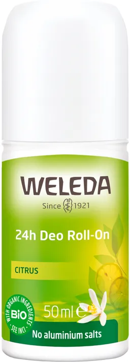 Weleda WELEDA 24h Deo Roll-On CITRUS 50 ml Körperpflege – Produktbild 1 von 1