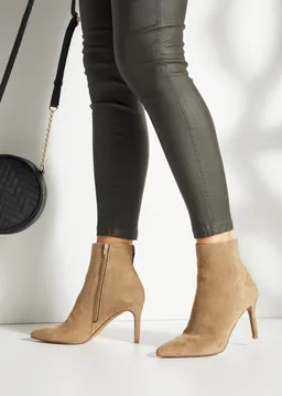 Lascana High-Heel-Stiefelette beige – Produktbild 1 von 1
