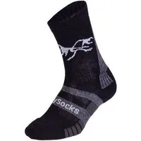 DillySocks DillySocks Sportsocken „Active Merino“, Schwarz,grau, – Produktbild 1 von 1