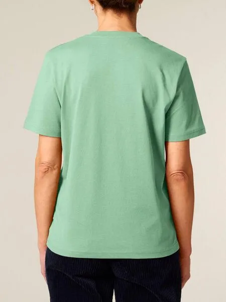 Human Family Human Family Bio Unisex Rundhals T-Shirt "Mountain Silhouette", Grün, – Produktbild 2 von 3