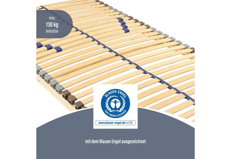 Beco Lattenrost Blue Star NV, Beco, Kopfteil nicht verstellbar, Fußteil nicht verstellbar, ausgezeichnet mit dem Blauen Engel – Produktbild 4 von 5