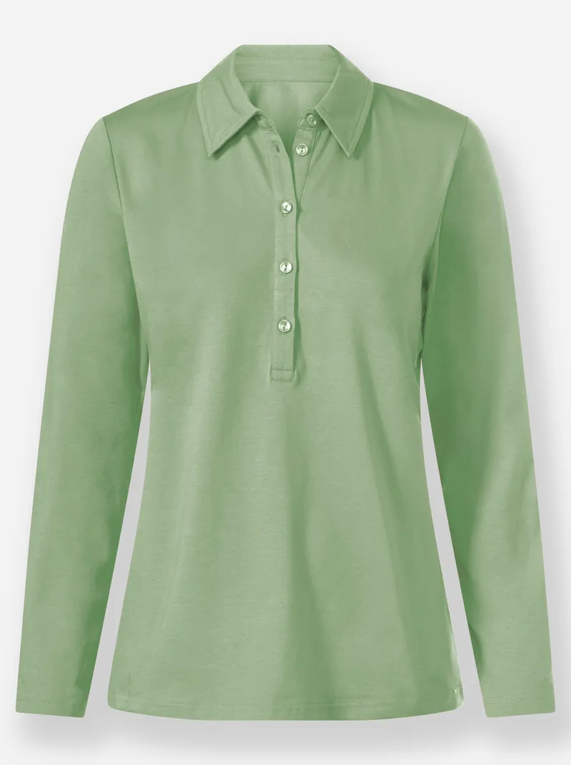 Witt Poloshirt eucalyptus, Eucalyptus, – Produktbild 1 von 2