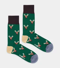 DillySocks DillySocks Socken Forest Deer aus Biobaumwoll-Mix – Produktbild 1 von 1
