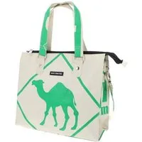 MoreThanHip MoreThanHip Stilvolle Damen Schultertasche aus recycelten Zement- oder Fischfuttersäcken - Dara – Produktbild 1 von 1