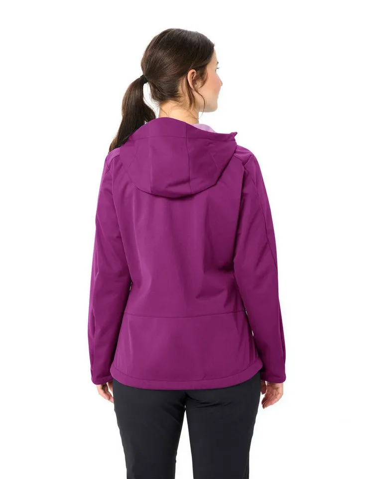 Vaude Vaude Outdoorjacke Women's All Year Elope Softshell Jacket II (1-St) atmungsaktive und kuschelige Softshell Jacke, Blau, – Produktbild 4 von 5