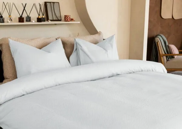 Kayori Kayori Otsu Bettwäsche Baumwolle-Satin, Weiss, – Produktbild 1 von 5
