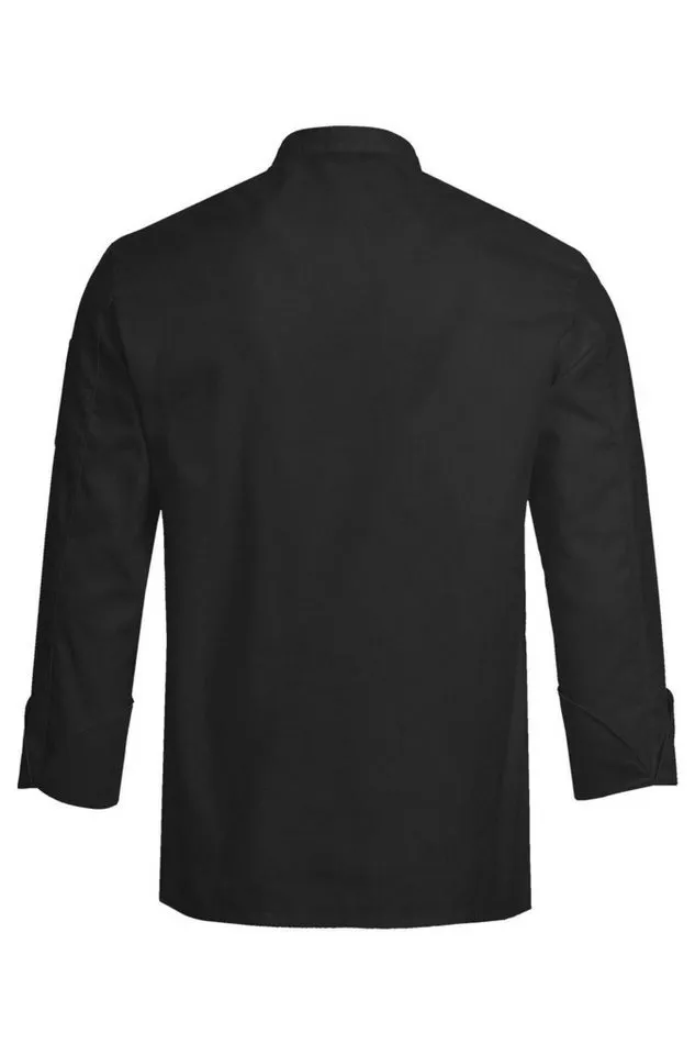 GREIFF GREIFF Kochjacke Greiff GASTRO MODA Cuisine Herren Kochjacke Regular Schwarz, Schwarz, – Produktbild 3 von 3