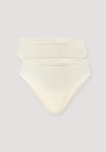 hessnatur hessnatur Taillenslip High Waist 2er-Set PURE NATURE aus reiner Bio-Baumwolle, Natur, – Produktbild 6 von 7