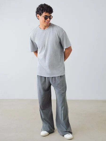 Honest Basics Honest Basics Hipster Shirt aus Bio- und recycelter Baumwolle, Limestone, – Produktbild 3 von 4