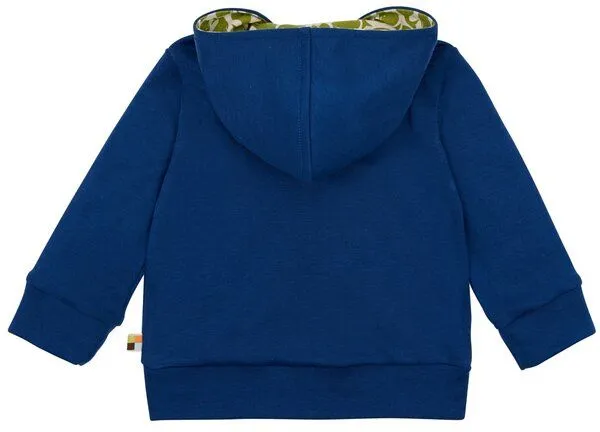 loud + proud loud + proud Babys & Kinder, Kapuzenjacke, GOTS-zertifiziert, Ultramarine (blau), – Produktbild 2 von 2