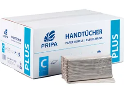 Fripa Fripa 3600 Papierhandtücher 25 x 33 cm, 1-lagig, natur, C-Falz – Produktbild 1 von 1