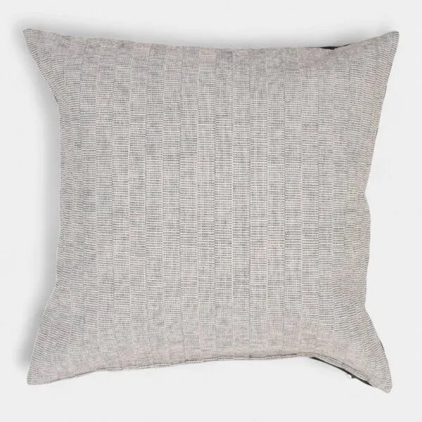 Dragolina Dragolina Kissenbezug- ca. 47x48cm mit Webstoffen der Pwo Karen, Anthrazit/creme, – Produktbild 1 von 3