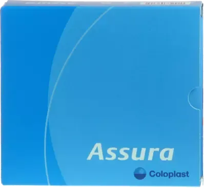 Coloplast ASSURA Basisp.konvex RR60 15-43mm m.Gürtelb. 4 St Basisplatte – Produktbild 1 von 1
