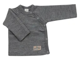 Lilano Lilano Baby Jacke Wolle Seide melange-grau Gr.56 – Produktbild 1 von 1