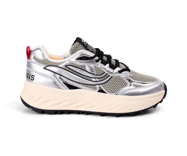 Genesis Footwear Genesis Footwear G-Eco`99 Bulky, Silver/l.olive, – Produktbild 1 von 4