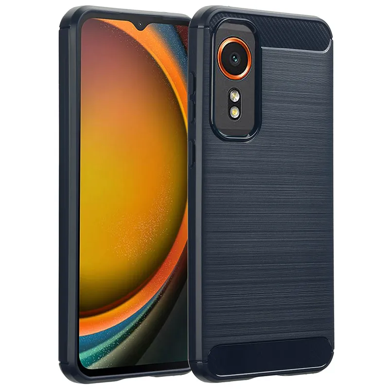 imoshion imoshion Brushed Back Cover für das Samsung Galaxy Xcover 7, Dunkelblau, – Produktbild 1 von 1