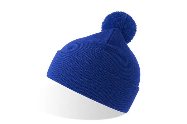 Atlantis Headwear Atlantis Headwear Atlantis Wind Beanie Mütze Bommelmütze 8 Farben, Royal, – Produktbild 2 von 3