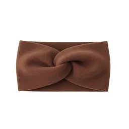 körber mode körber mode Stirnband Twist warm flauschig Bio Baumwolle Rippstruktur handmade rosa oder braun – Produktbild 1 von 1