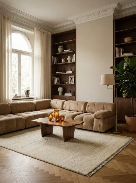 Rugtales Gabbeh Beige „Rugtales“ aus Schurwolle, 169x249 cm, Beige, – Produktbild 2 von 4
