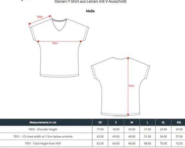 YTWOO YTWOO Damen-T-Shirt aus Leinen mit V-Ausschnitt, Vintage weiß, – Produktbild 3 von 3