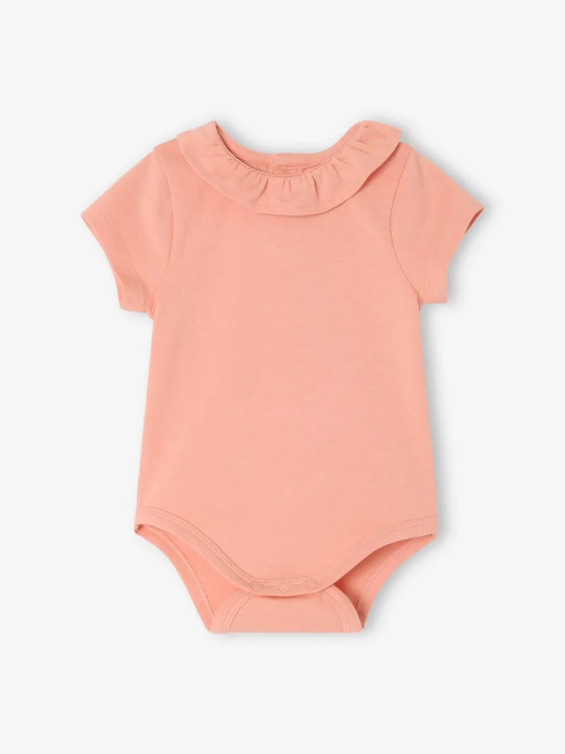 Vertbaudet 2er-Pack Baby Kurzarm-Bodys, Koralle, – Produktbild 3 von 3