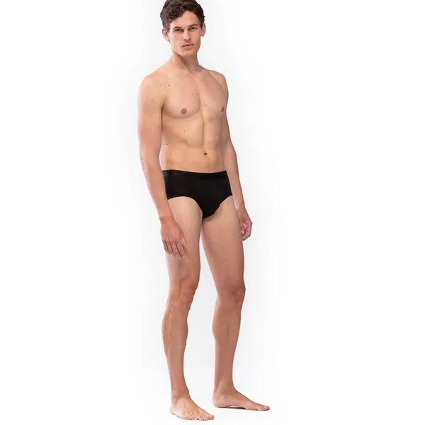mey Mey Herren Slip Unterhose "Casual" Baumwolle, Schwarz, – Produktbild 1 von 2