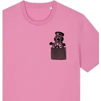päfjes päfjes Dackel / Dackelkapitän Fair Wear Unisex BioT-Shirt, Rosa, – Produktbild 1 von 1