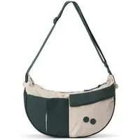 PINQPONQ pinqponq Crossbody Bag Krumm Medium, Grün/natur (construct parasol), – Produktbild 1 von 1
