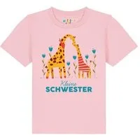 watabout kids watabout.kids T-Shirt Kinder GIraffe Kleine Schwester, Cotton pink, – Produktbild 1 von 1