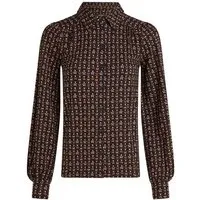 king louie King Louie Bluse Carina mit Strechkomfort, Jangle black (schwarz), – Produktbild 1 von 1