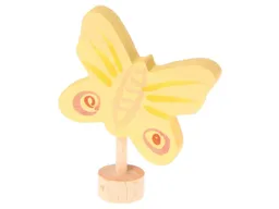 Grimms Grimms Gelber Schmetterling Steckfigur aus Lindenholz, bunt lasiert Höhe 7 cm – Produktbild 1 von 1