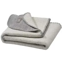 Disana Disana Baby Double-face Decke kbT Wolle, Grau-natur, – Produktbild 1 von 1