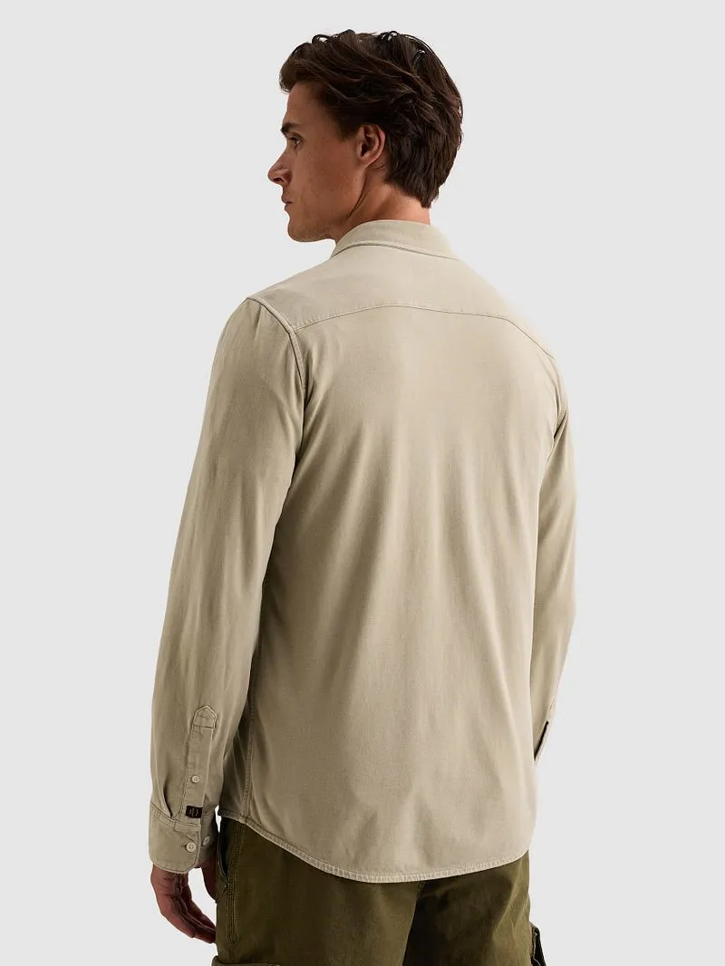 PME Legend PME Legend Jersey Shirt Abbey Stone - Größe M, Beige, – Produktbild 5 von 5