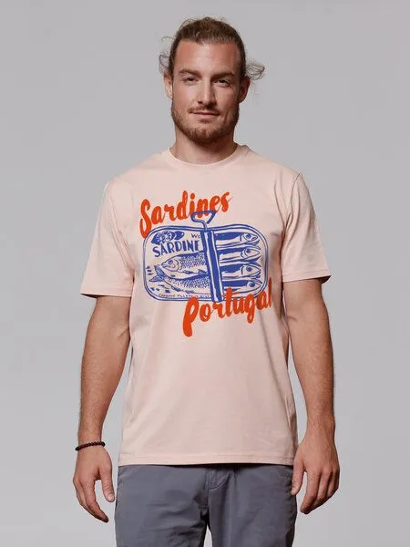 watapparel watapparel T-Shirt Unisex Sardines Portugal, Fraiche peche, – Produktbild 1 von 4