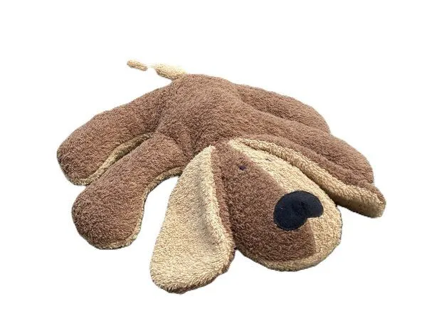 Efie Efie Bio Spiel- und Kuscheltier Hund, braun, Bio Baumwolle (KBA), recycelte Füllung – Produktbild 2 von 3