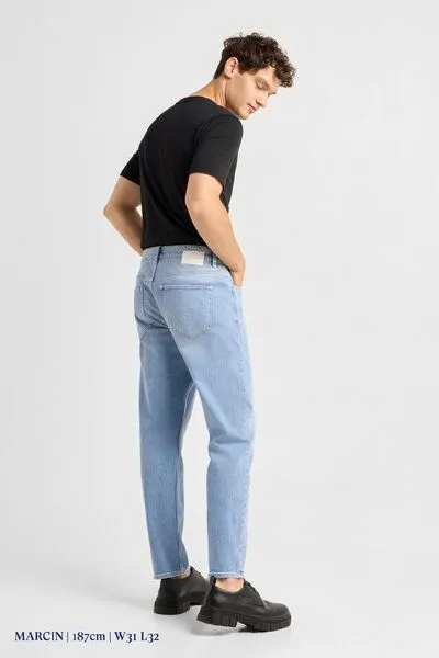 DAWN DAWN Jeanshose Relaxed Fit Modell: Rise, Bright blue (blau), – Produktbild 4 von 8