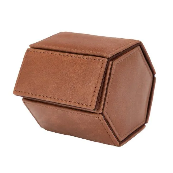 El Puente El Puente Box für Armbanduhren "Hexagon", Braun, – Produktbild 1 von 2