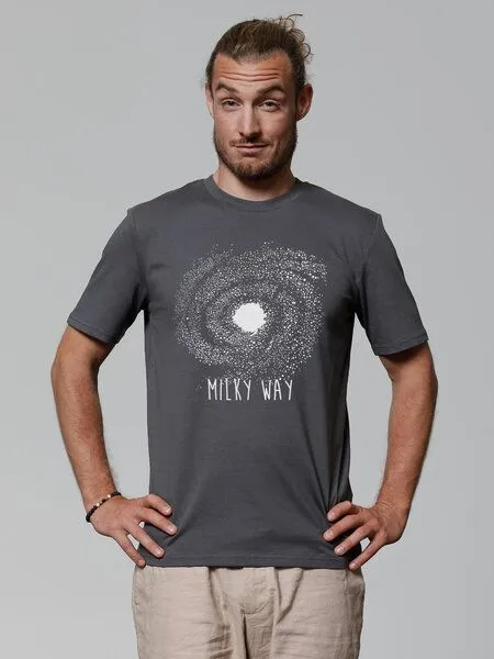 watapparel watapparel T-Shirt Unisex Milky way, Anthracite, – Produktbild 2 von 3