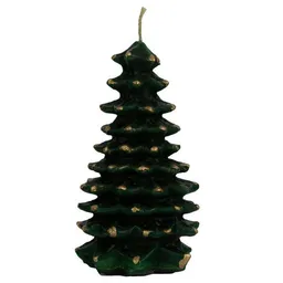 El Puente El Puente Kerze "Großer Weihnachtsbaum" | Fair Trade & Handmade aus Indien – Produktbild 1 von 1