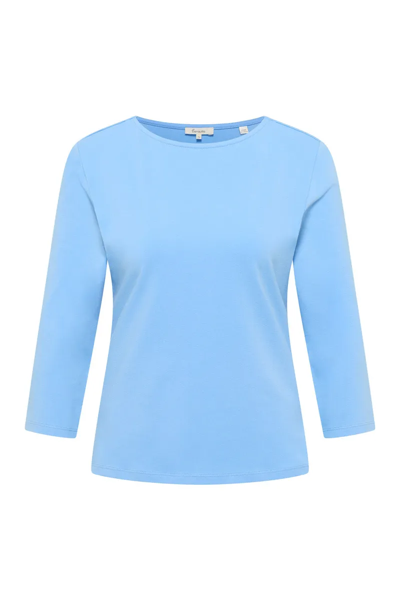 Tranquillo Jerseyshirt Jaadee aus Bio-Baumwolle - vista blue / L – Produktbild 1 von 2