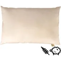mudis mudis Kopfkissen 40 x 60 cm Hirseschalen/Schafschurwolle – Produktbild 1 von 1