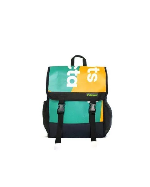 DEMANO DEMANO Rucksack aus Recycelten Bannern Verdi S, Grün, – Produktbild 1 von 3